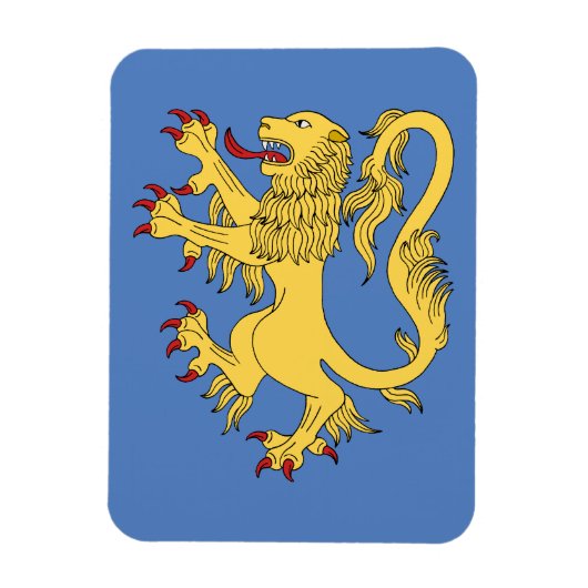 Lion Rampant Magnet (Vertikal)