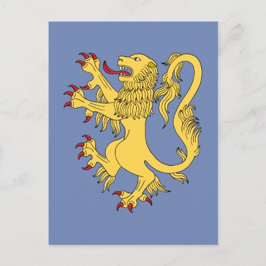 Lion Rampant Postkarte (Vorderseite)