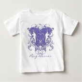 Lion Rampant Renaissance Wedding Baby T-shirt (Vorderseite)