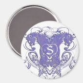Lion Rampant Renaissance Wedding Magnet (Vorderseite/Rückseite)