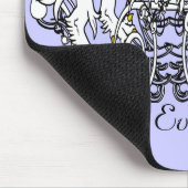 Lion Rampant Renaissance Wedding Mousepad (Ecke)