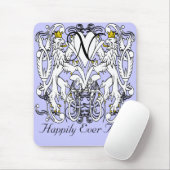 Lion Rampant Renaissance Wedding Mousepad (Mit Mouse)