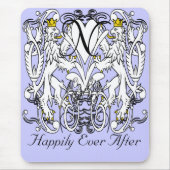 Lion Rampant Renaissance Wedding Mousepad (Vorne)