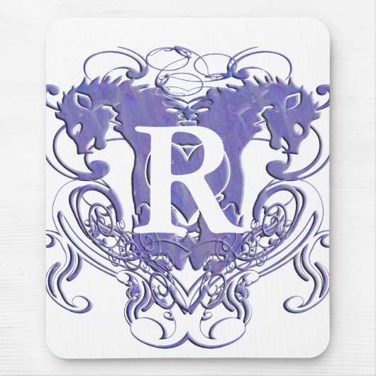 Lion Rampant Renaissance Wedding Mousepad (Vorne)