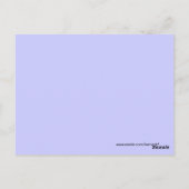 Lion Rampant Renaissance Wedding Postkarte (Rückseite)