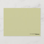 Lion Rampant Renaissance Wedding Postkarte (Rückseite)