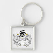 Lion Rampant Renaissance Wedding Schlüsselanhänger (Vorne)