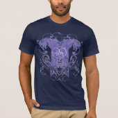 Lion Rampant Renaissance Wedding T-Shirt (Vorderseite)