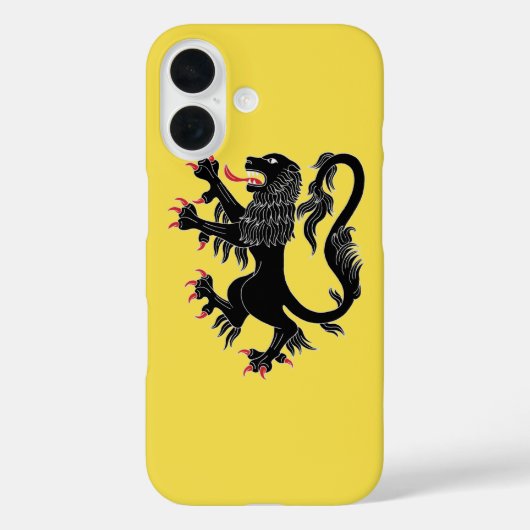 Lion Rampant Sable Case-Mate iPhone Hülle (Rückseite)