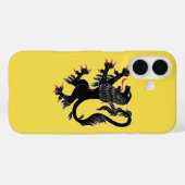 Lion Rampant Sable Case-Mate iPhone Hülle (Rückseite (Horizontal))