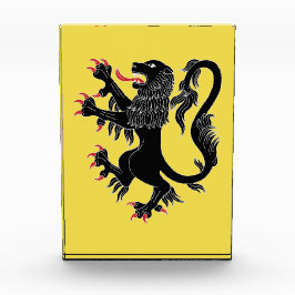 Lion Rampant Sable Fotoblock