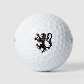 Lion Rampant Sable Golfball (Vorderseite)