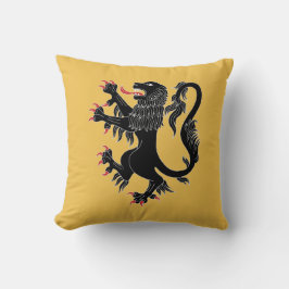 Lion Rampant Sable Kissen