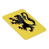 Lion Rampant Sable Magnet (Rechte Seite)