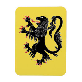 Lion Rampant Sable Magnet