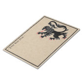 Lion Rampant Sable Notizblock (angewinkelt)