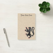 Lion Rampant Sable Post-it Klebezettel (Büro)