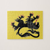 Lion Rampant Sable Puzzle (Horizontal)