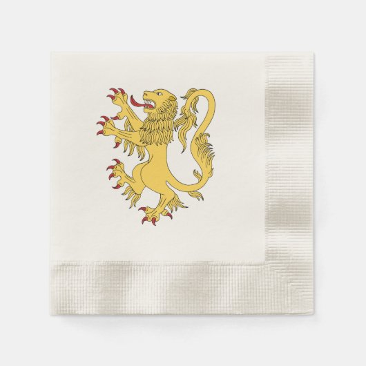 Lion Rampant Serviette (Vorderseite)