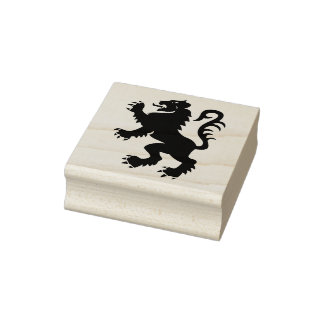 Lion Rampant Stamp Gummistempel