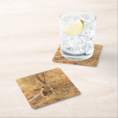 Lion Rechteckiger Pappuntersetzer (Vor Ort)