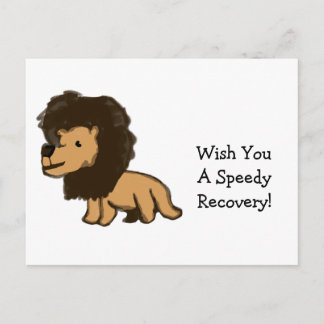 Lion Recovery Card Postkarte
