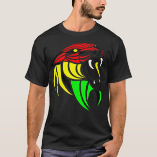 Lion Reggae Flag Colors T-Shirt