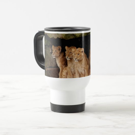 Lion Reisebecher (Vorderseite Links)