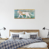 Lion repräsentiert Ishtar Leinwanddruck (Insitu (Schlafzimmer))