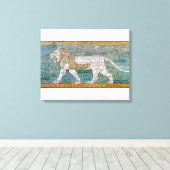 Lion repräsentiert Ishtar Leinwanddruck (Insitu (Holzboden))