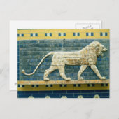 Lion repräsentiert Ishtar Postkarte (Vorne/Hinten)