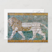Lion repräsentiert Ishtar Postkarte (Vorne/Hinten)