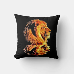 Lion Retro Art Kissen