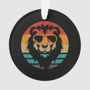 Lion Retro Style Vintag Ornament
