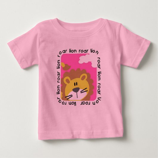 Lion Roar Baby Tutu Bodysuit Baby T-shirt (Vorderseite)