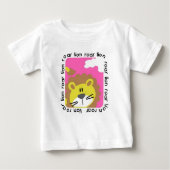 Lion Roar Kleinkind Ruffle T-Shirt (Vorderseite)