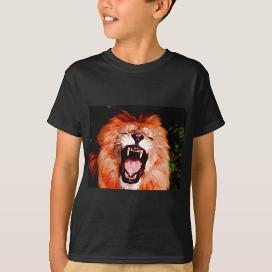 Lion Roaring T-Shirt (Vorderseite)