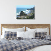 Lion Rock Piha Beach Auckland West Coast Leinwanddruck (Insitu (Schlafzimmer))