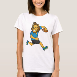 Lion Rugby Player Football T-Shirt