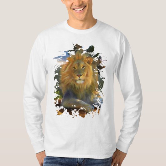LION RUND T-Shirt (Vorderseite)
