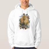 LION RUND UM DIE ARBEIT HOODIE (Vorderseite)