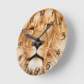 Lion Runde Wanduhr (Winkel)