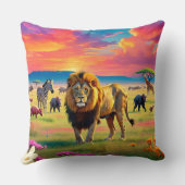 "Lion’s Kingdom" Kissen (Rückseite)