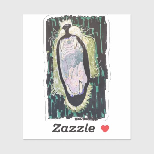 Lion’s Roar Aufkleber (Blatt)