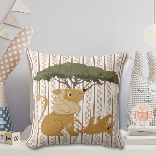 Lion Safari Family Kissen