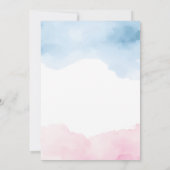 Lion Safari gewinnt mit Bow Wild One zum Geburtsta Einladung (Rückseite)