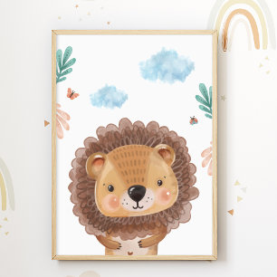 Lion Safari Kinderzimmer Poster Kids Room Print Ro