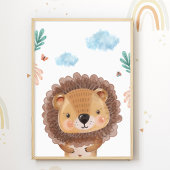Lion Safari Kinderzimmer Poster Kids Room Print Ro