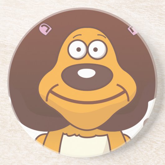 Lion Sandstein Untersetzer (Vorne)