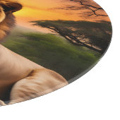 Lion Schneidebrett (Ecke)